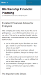 Mobile Screenshot of blankenshipfinancial.com
